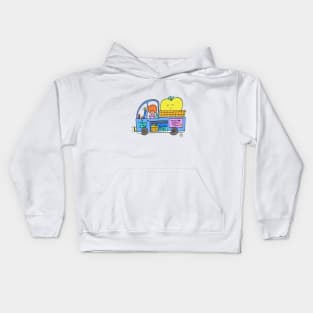 Apple Food Truck Kids Hoodie